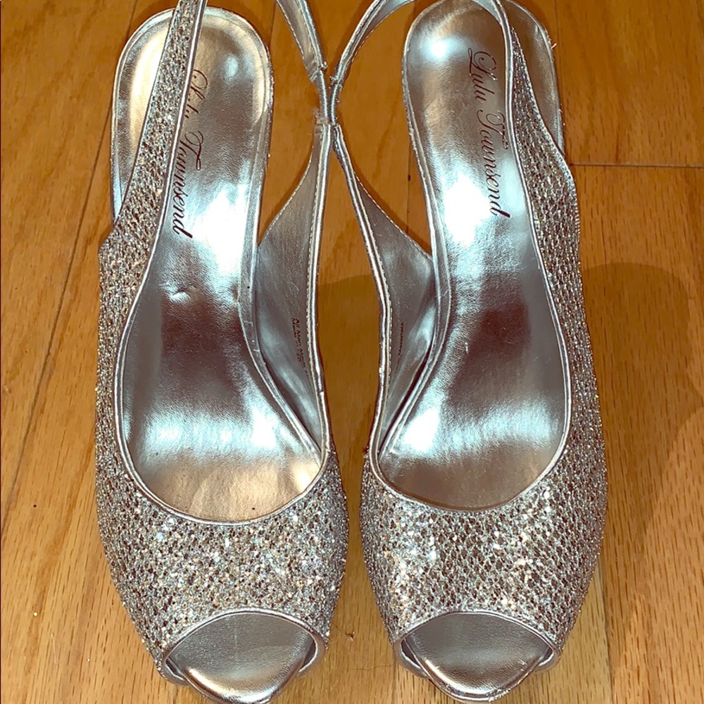 Women’s sparkly high heels